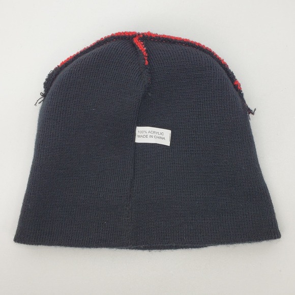 Cornell University Big Red Hockey Beanie Hat and Scarf Set Red White Black Knit - Picture 13 of 16